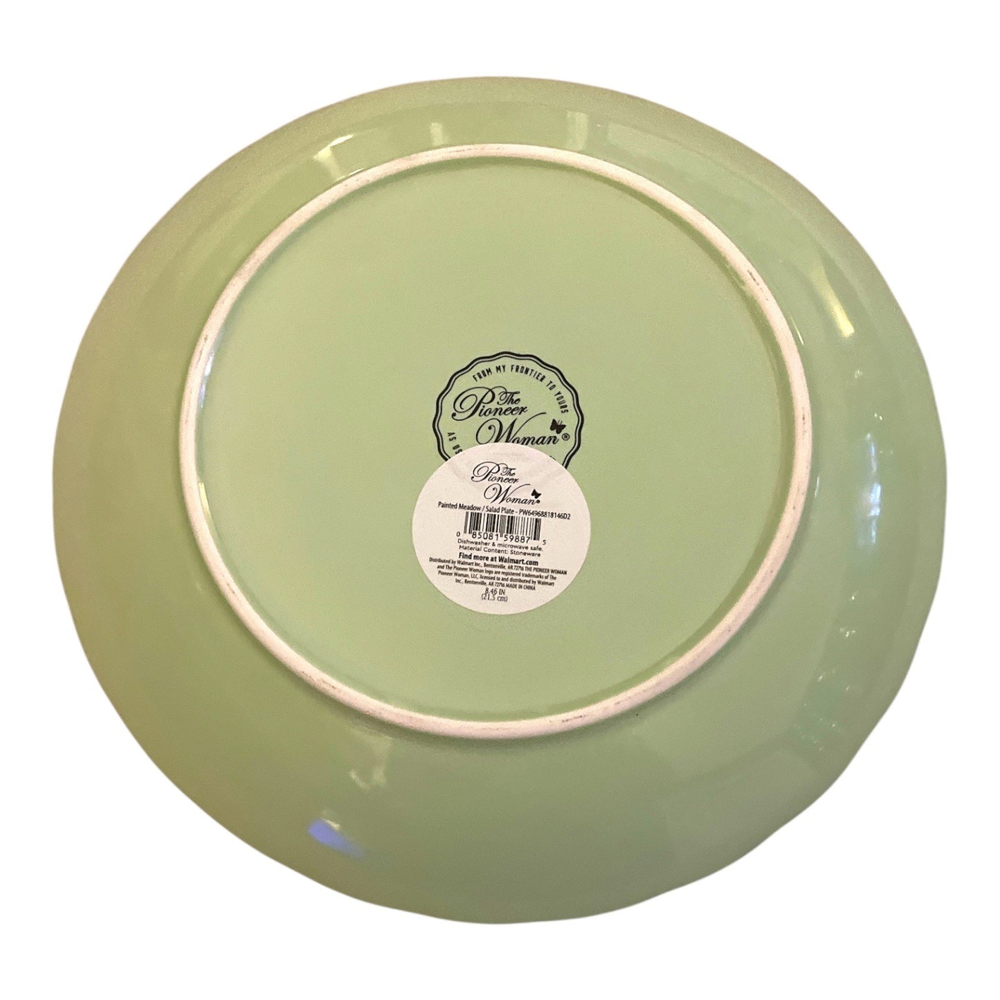 The Pioneer Woman Painted Meadow Salad Plate – 8.45" Floral Scalloped Stoneware, c. 2018–2022