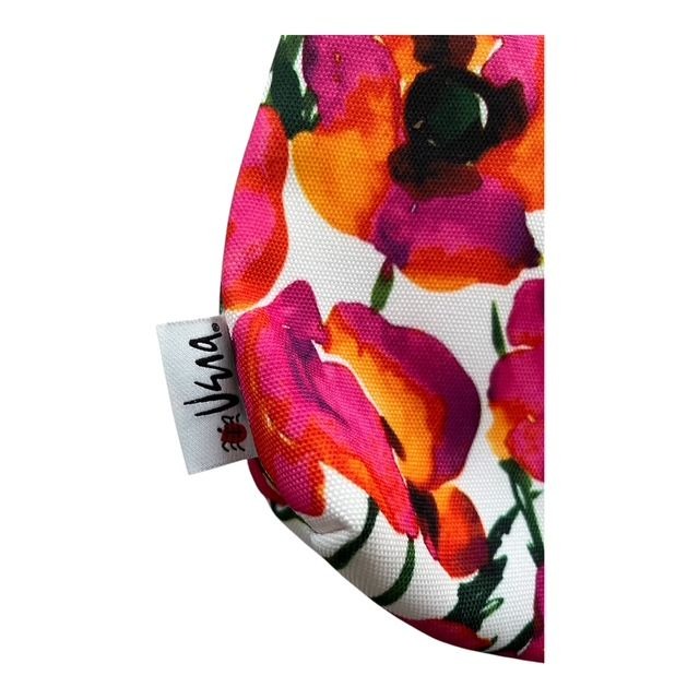 Clinique x Vera Neumann Floral Cosmetic Bag – Poppy Print, Ladybug Lining, MET 2016, 10”