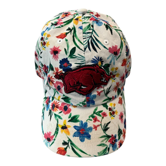 '47 Brand Women’s Arkansas Razorbacks Floral Hat – Adjustable Baseball Cap