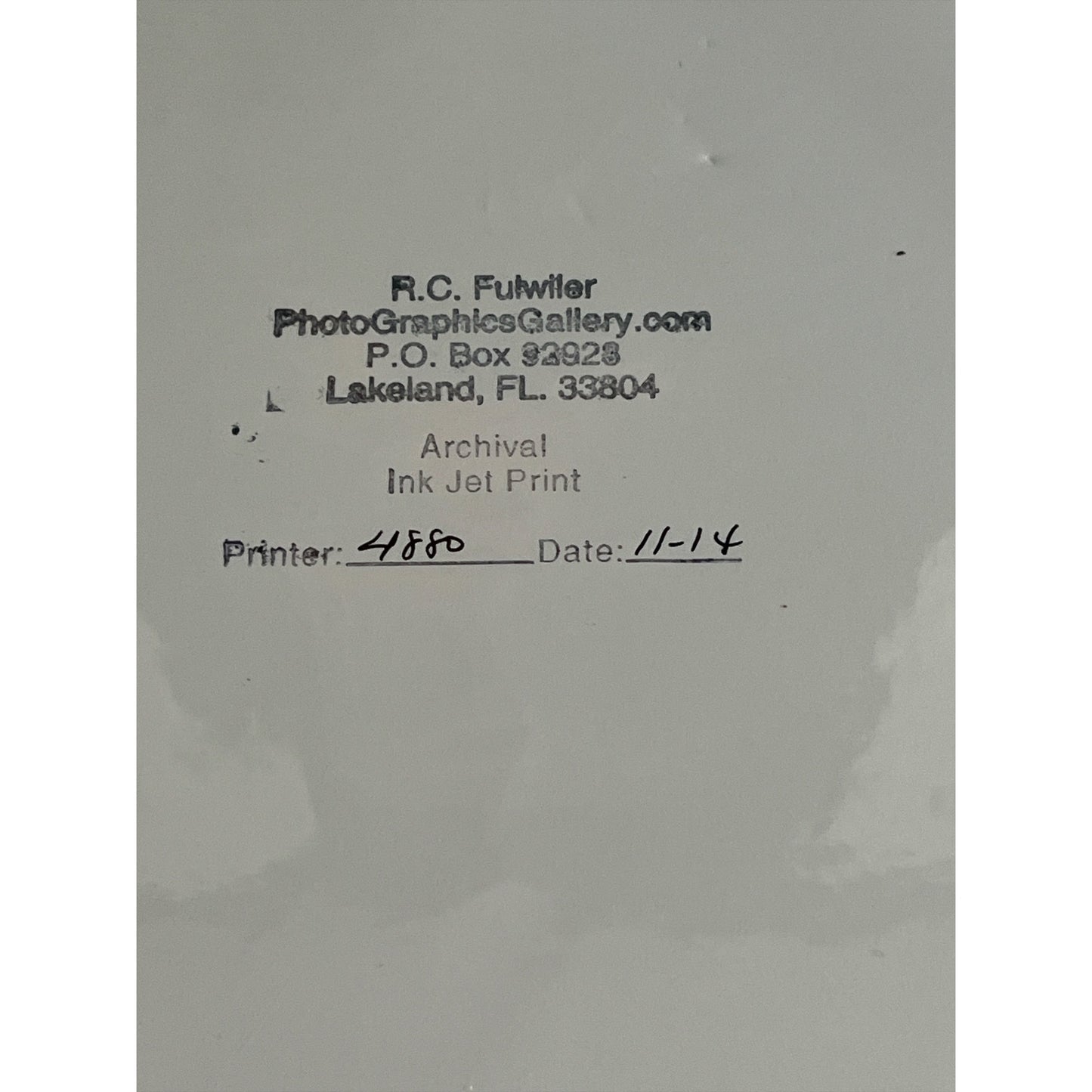 R.C. Fulwiler Signed Archival Inkjet Photograph “Ring Bell and Run…” – Bad Dog Humor Rustic Barn Print