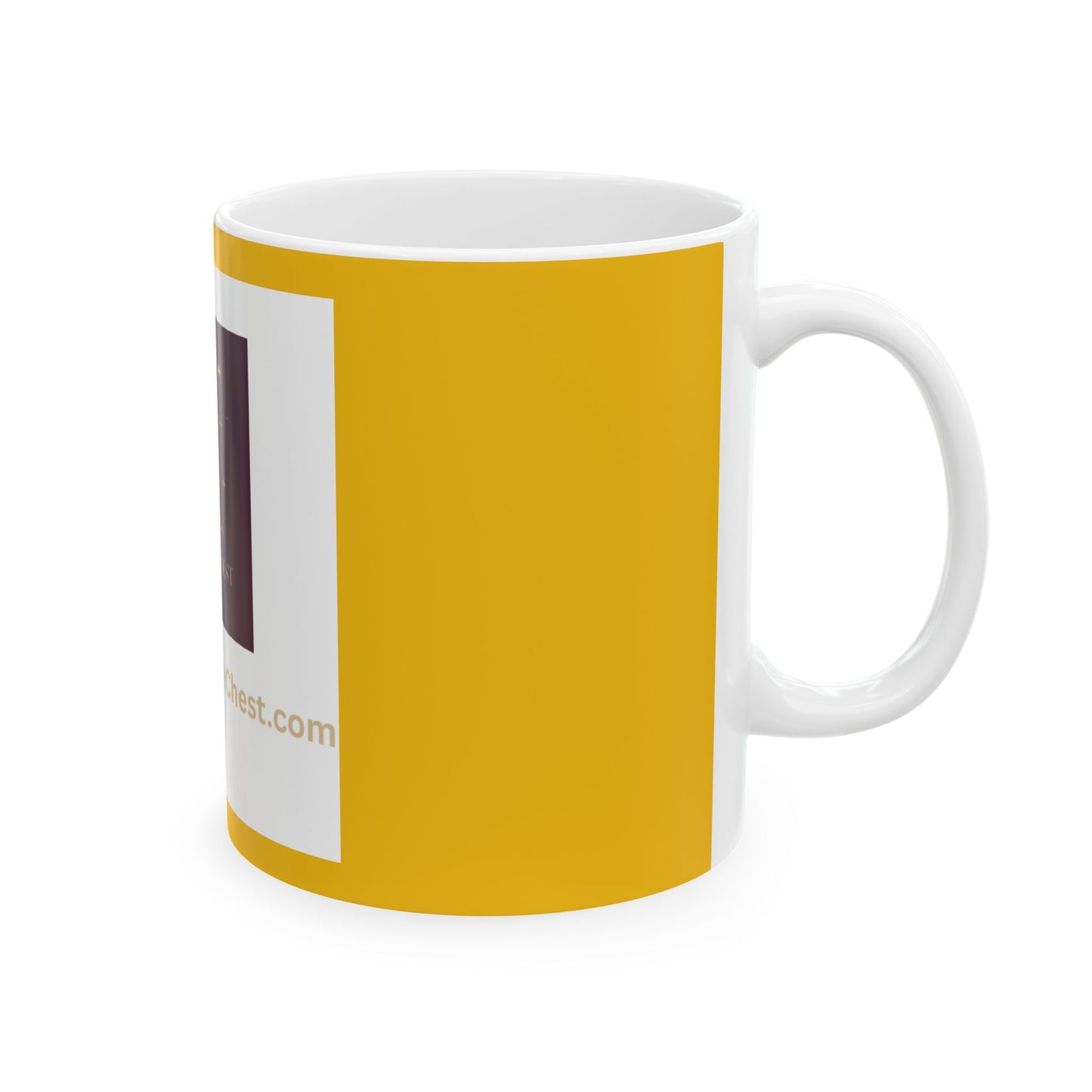 Aurora's Treasure Chest Logo Ceramic Mug, 11oz, 15oz - Coffee Cup, Tea Mug, Gift