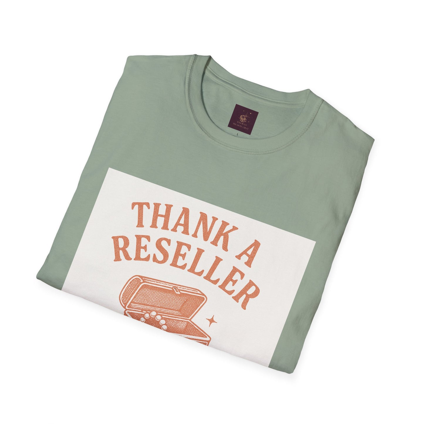 Eco-Friendly Unisex T-Shirt - Thank a Reseller, Sustainable Fashion, Vintage