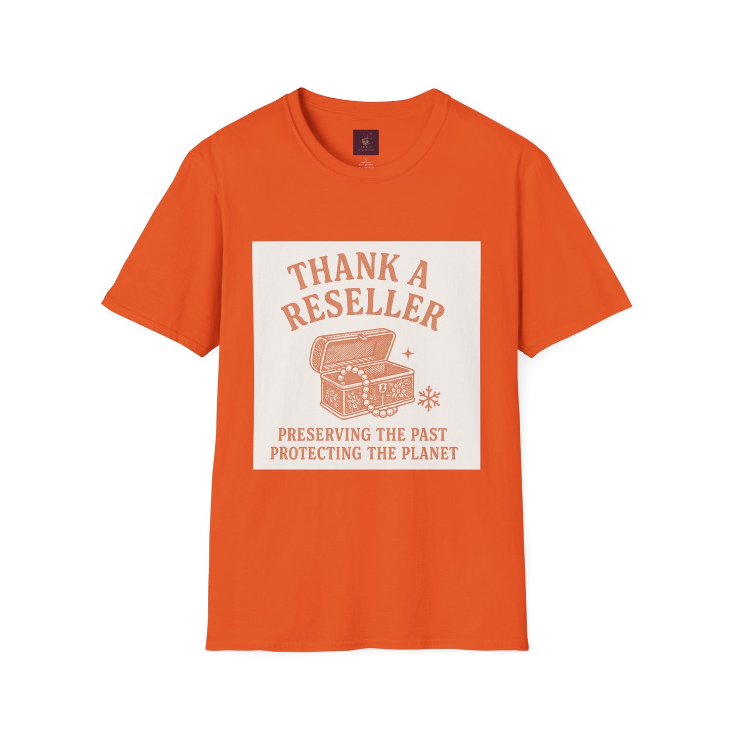 Eco-Friendly Unisex T-Shirt - Thank a Reseller, Sustainable Fashion, Vintage