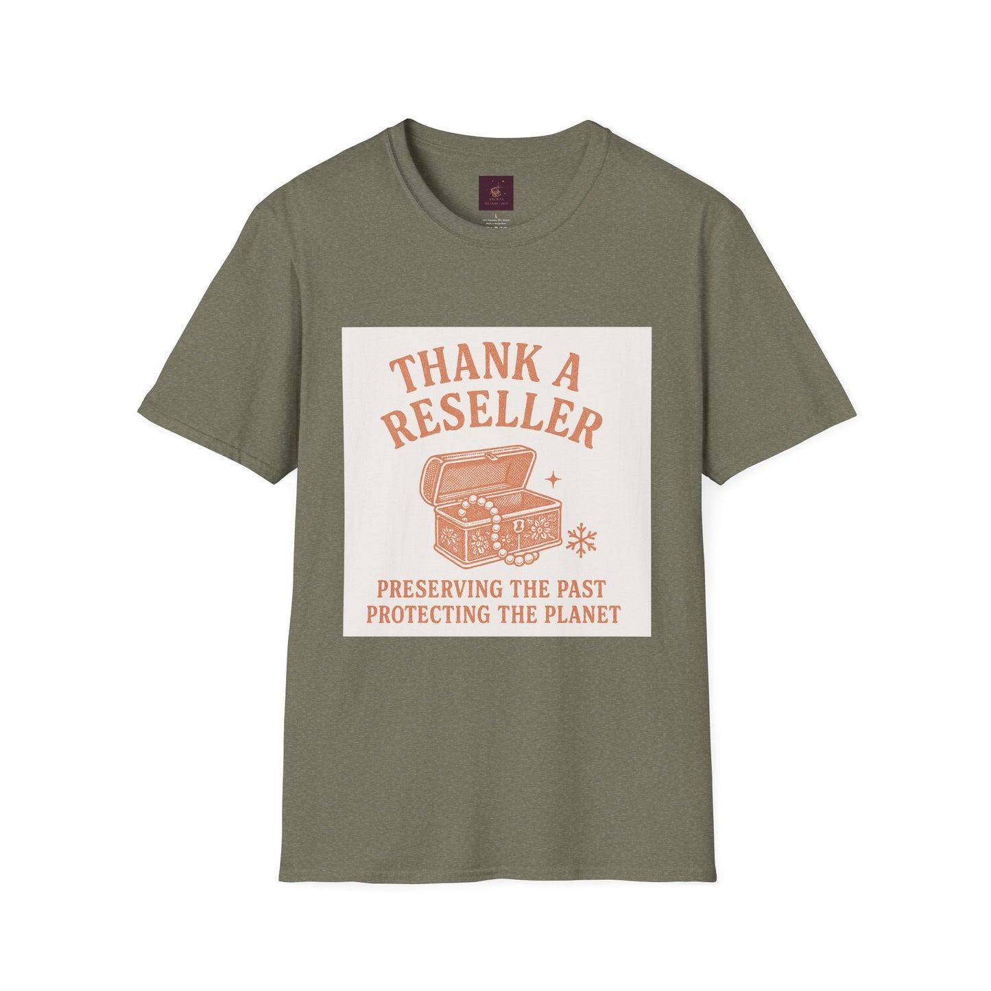 Eco-Friendly Unisex T-Shirt - Thank a Reseller, Sustainable Fashion, Vintage