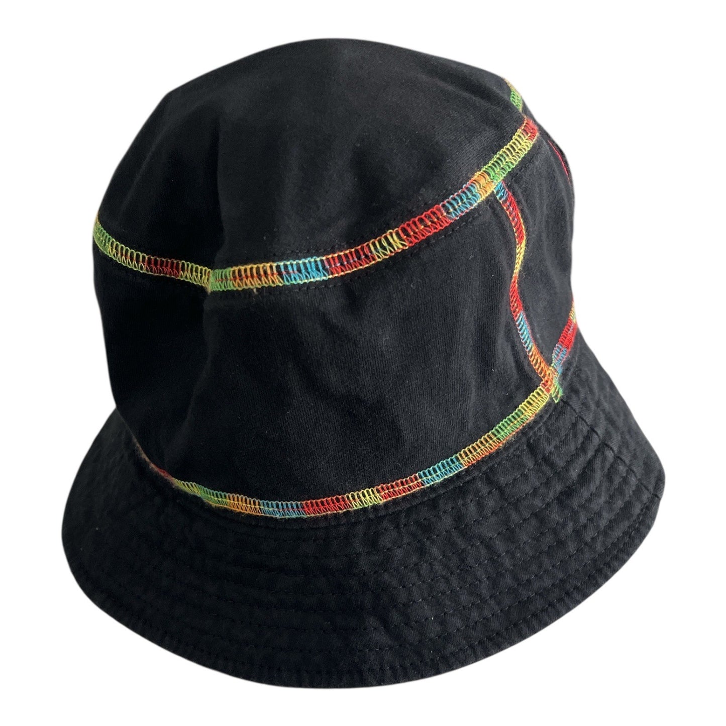 Cookies Bucket Hat – Black with Multicolor Stitching – Size L/XL – 100% Cotton – Zumiez Streetwear