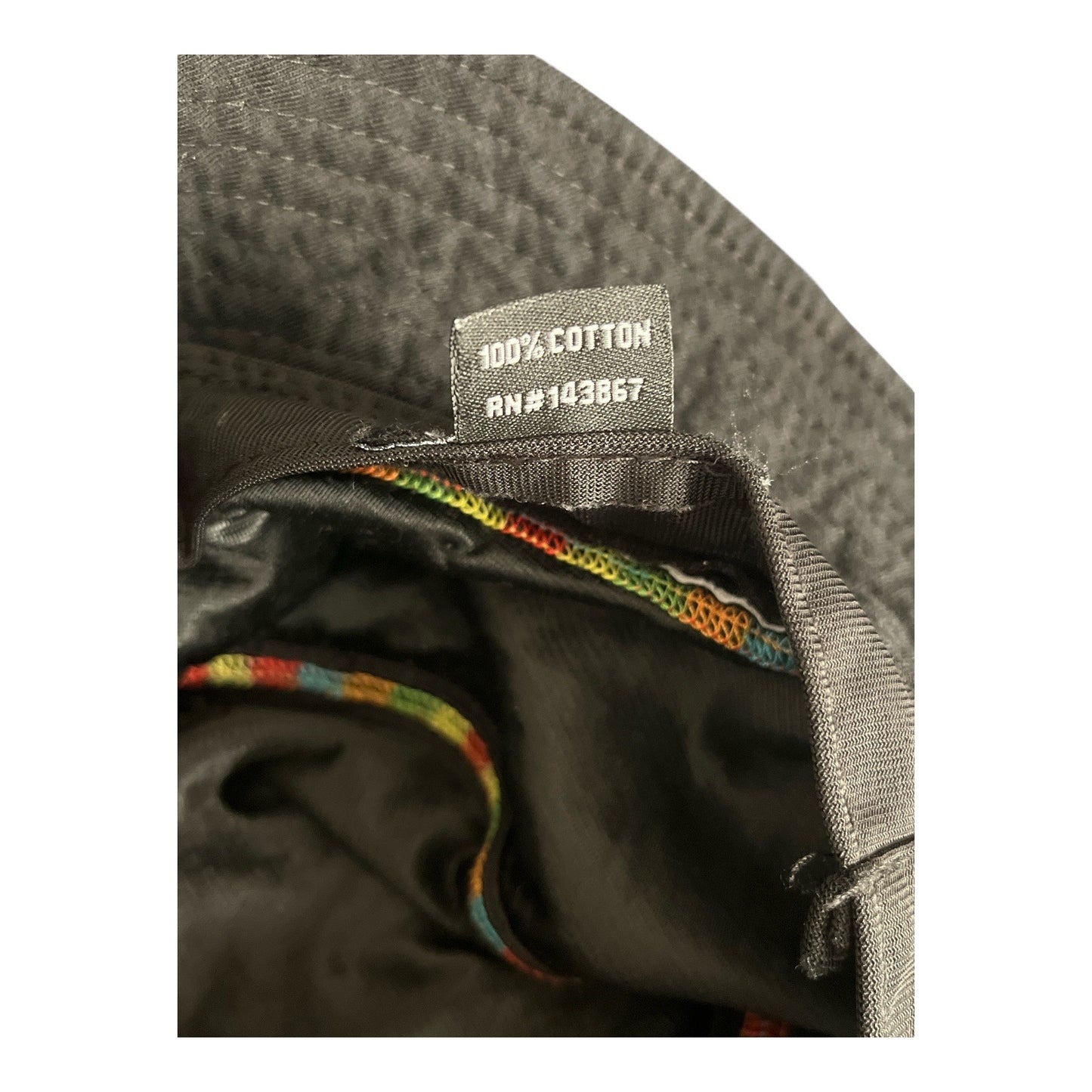 Cookies Bucket Hat – Black with Multicolor Stitching – Size L/XL – 100% Cotton – Zumiez Streetwear