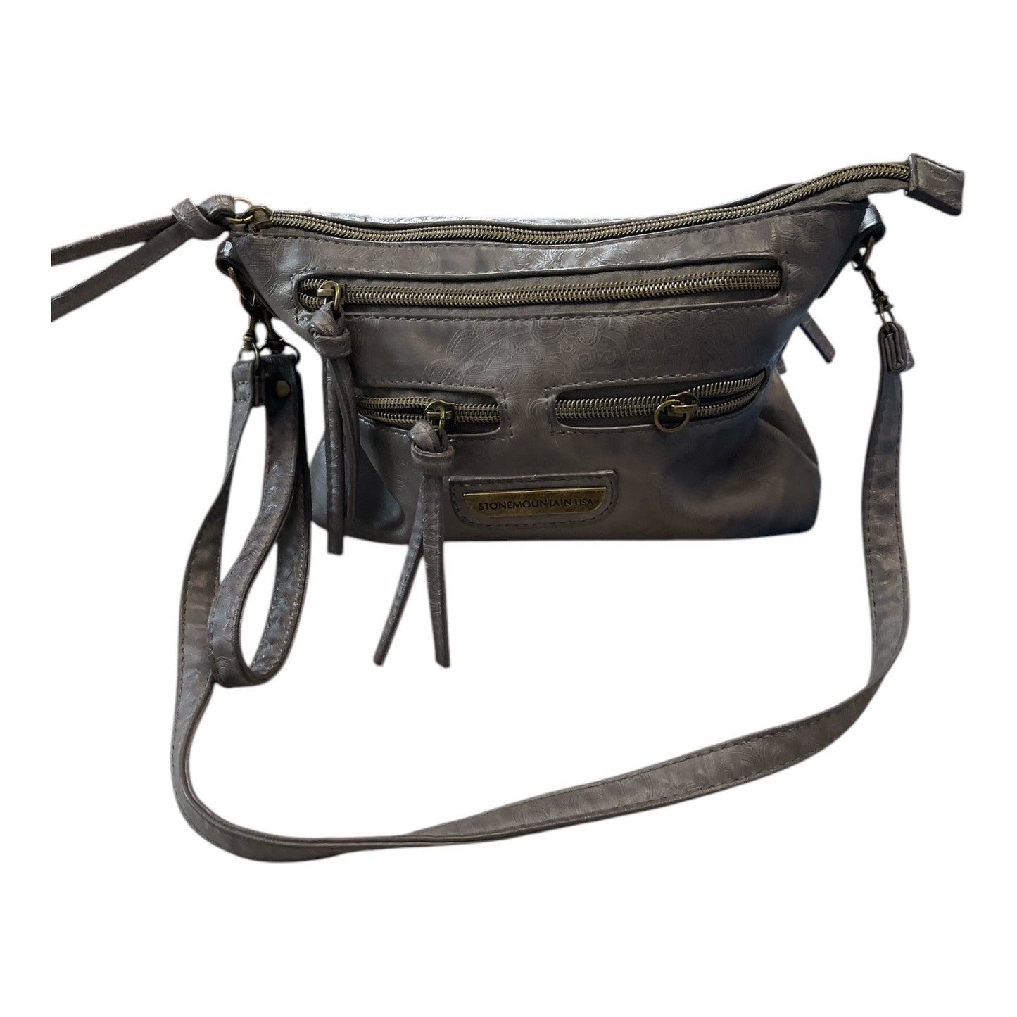 Stone Mountain USA Vegan Leather Crossbody & Wristlet Bag