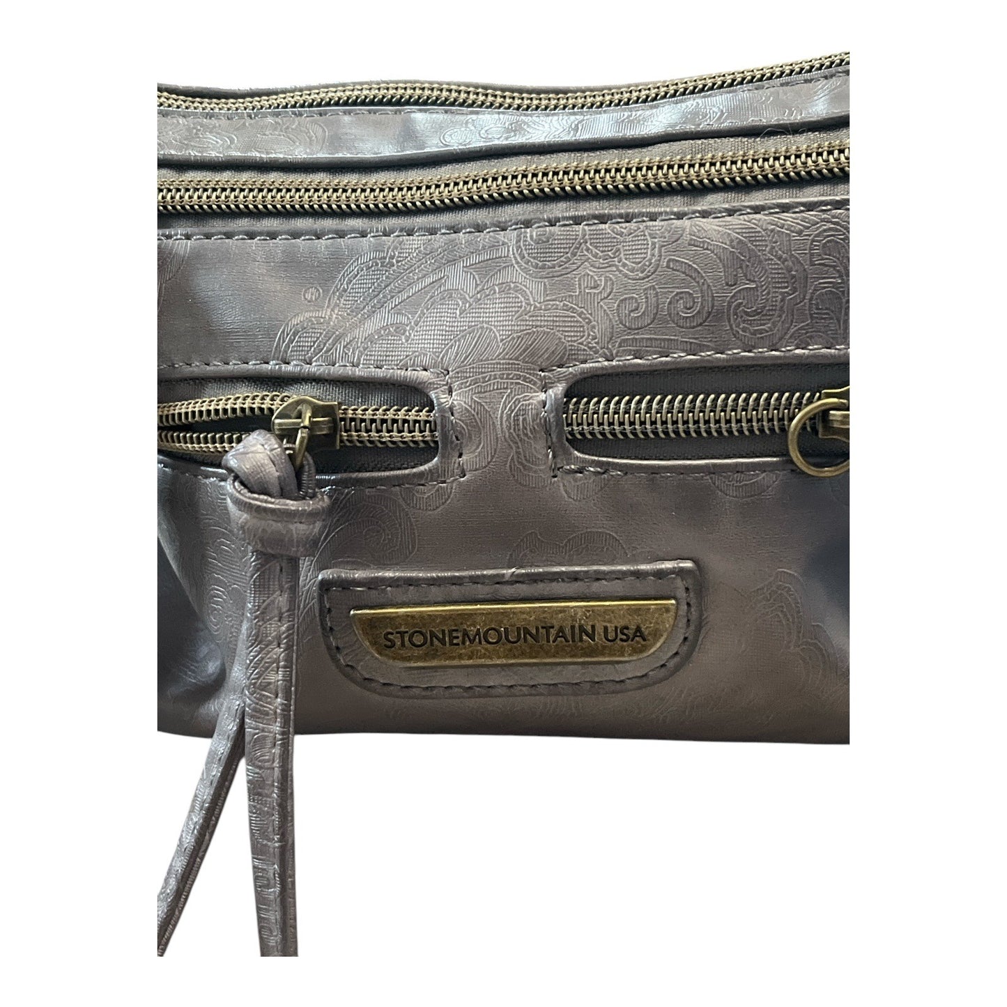 Stone Mountain USA Vegan Leather Crossbody & Wristlet Bag