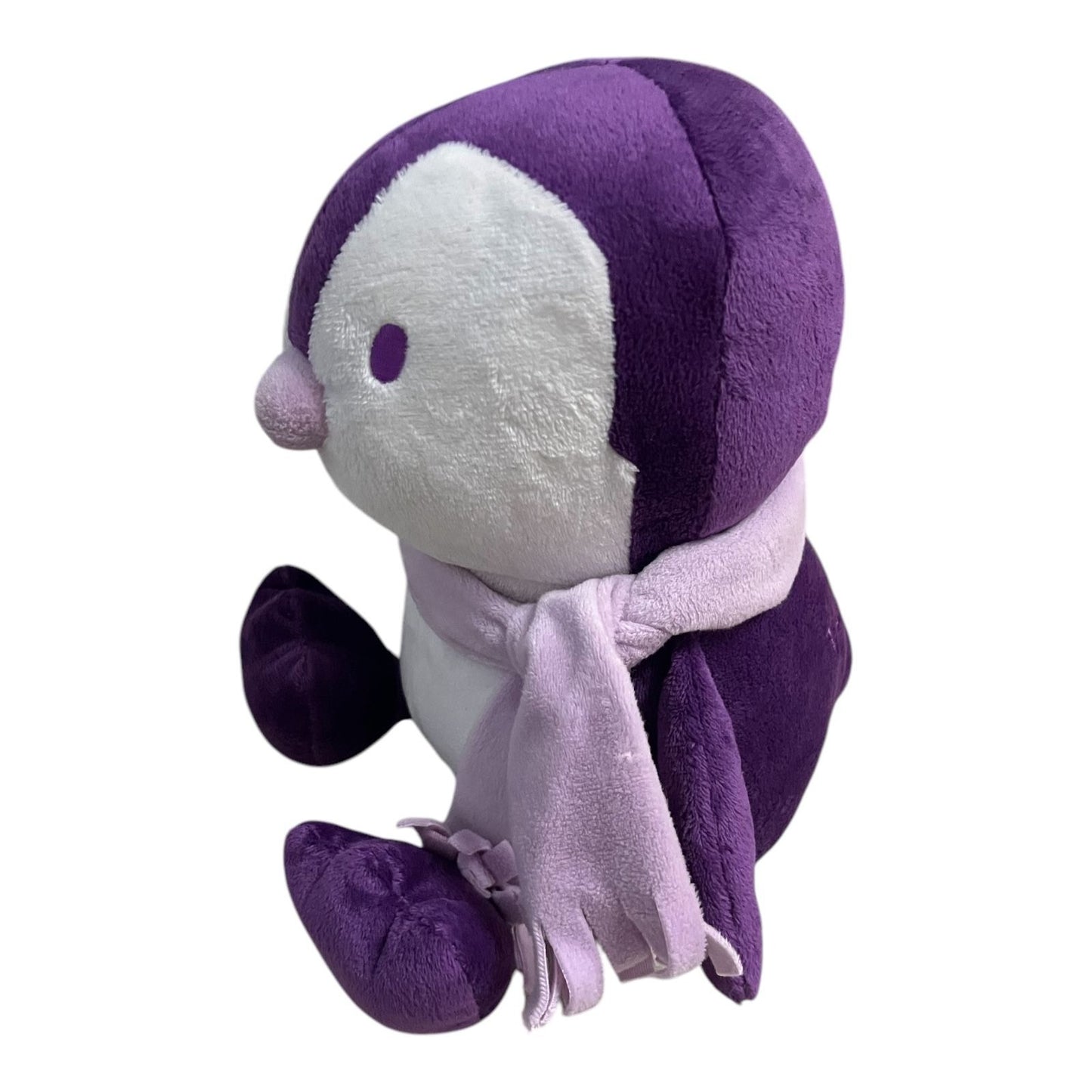 Tupperware Purple Plush Penguin with Scarf – Promo Collectible Toy