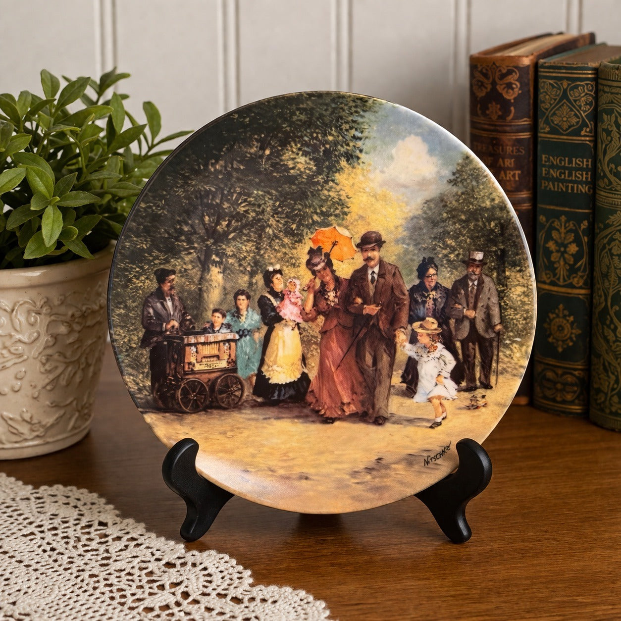 Berlin Design Collector Plate B-702 Die Ferienwoche Familie Kappelmann Nitschke 1894