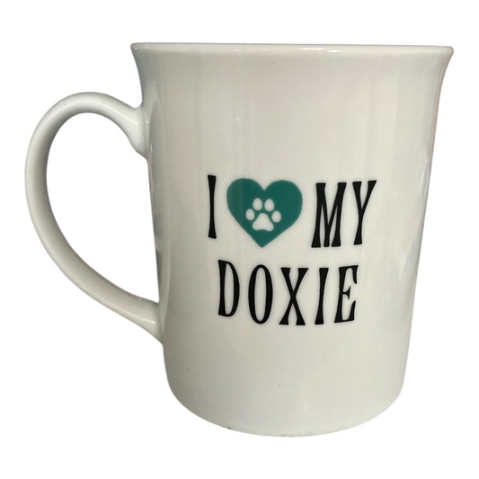 "I Love My Doxie" Ceramic Mug – Perfect for Dachshund Lovers