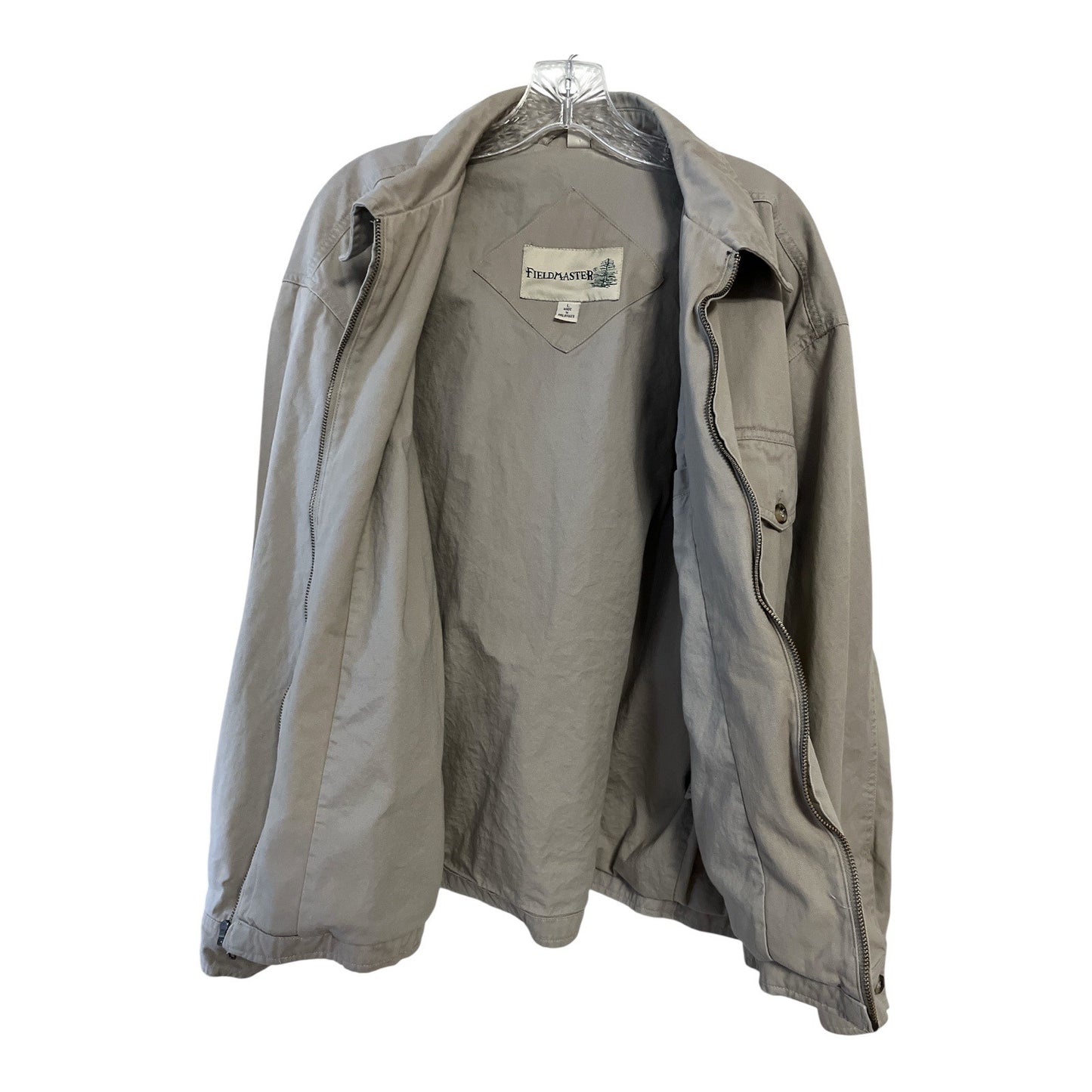 Vintage Sears Fieldmaster Jacket – Men's Large, 100% Cotton, Zip Front Utility Coat