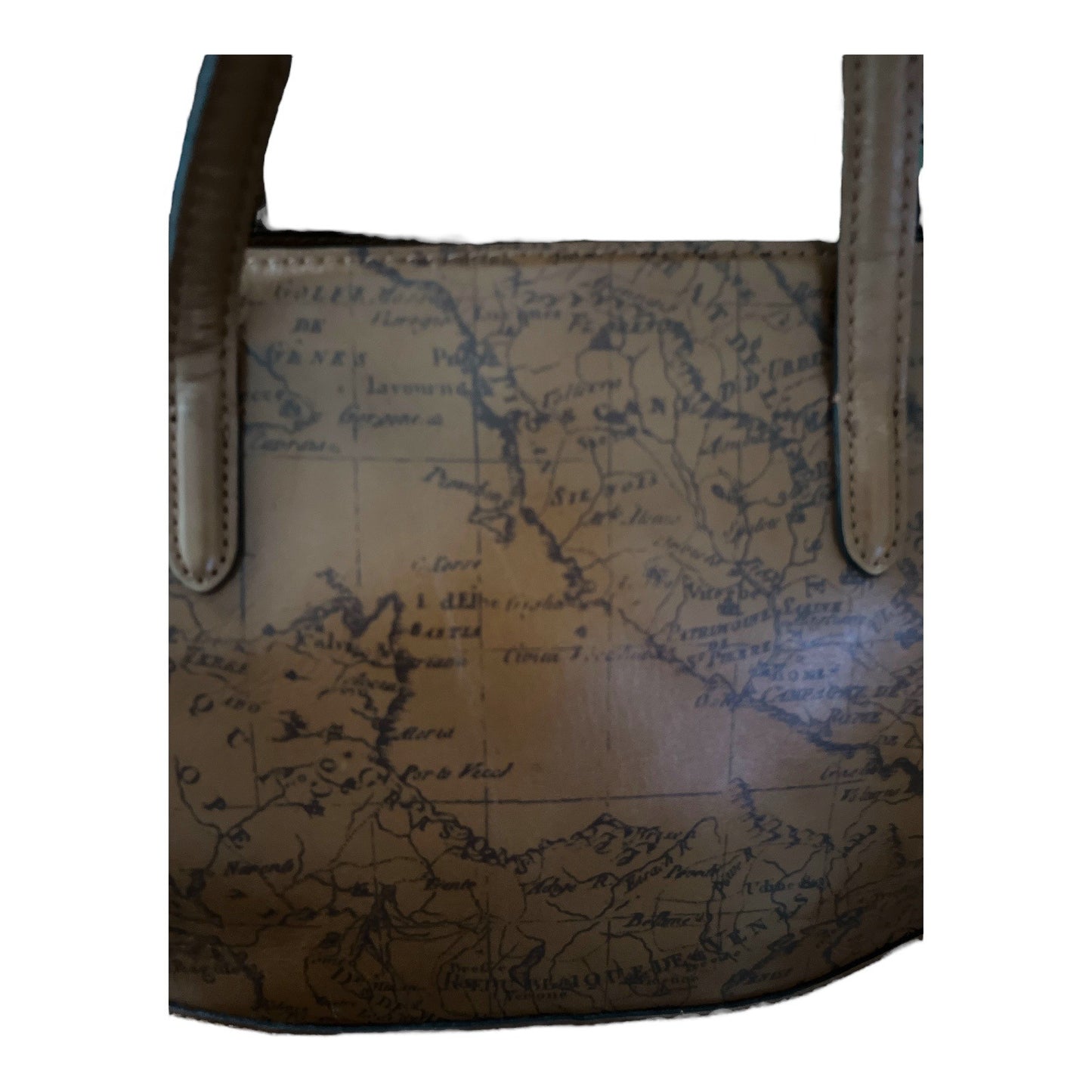 Patricia Nash Leather Tote Bag – Antique Map Print