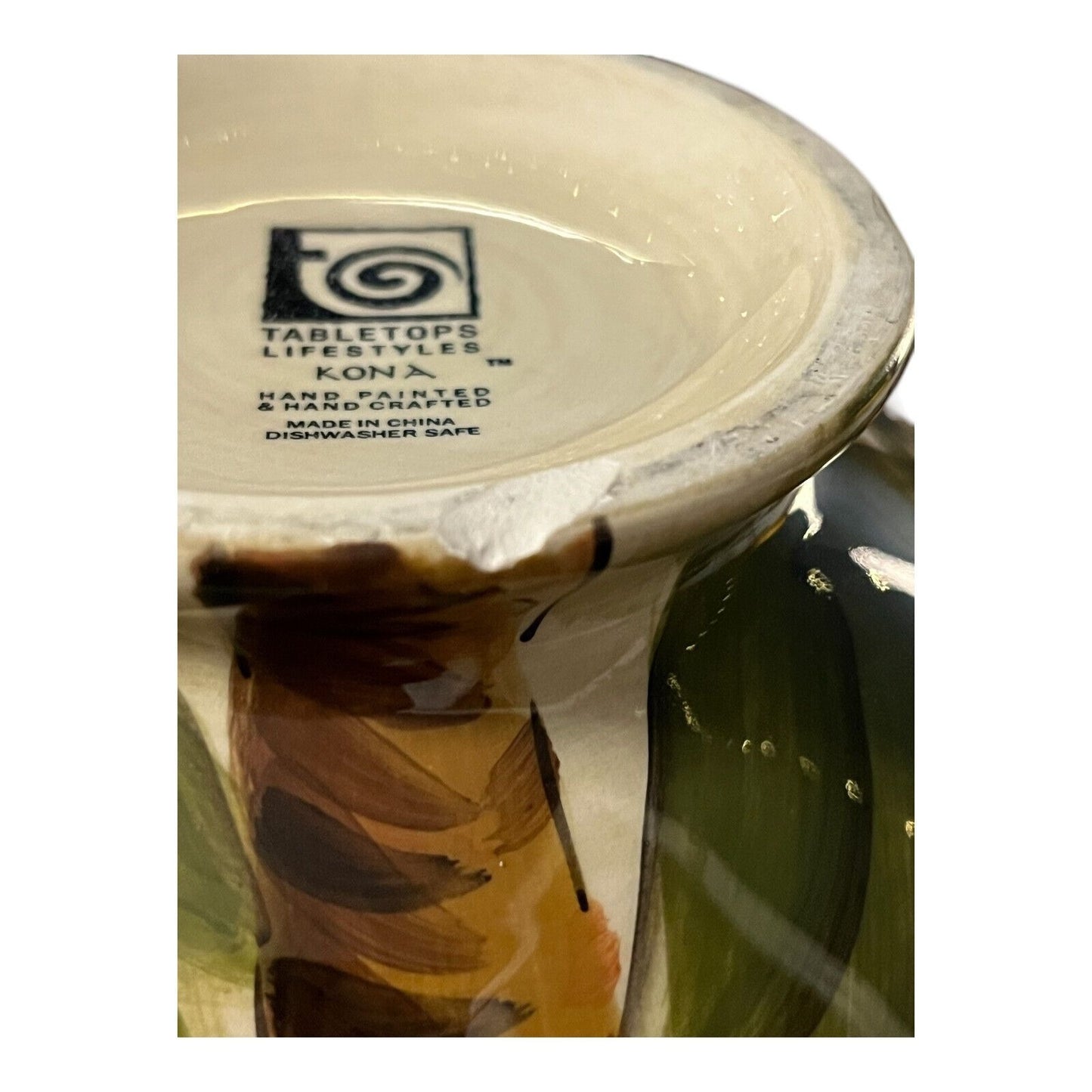 Vintage Tabletops Lifestyles Kona Handpainted Ceramic Soup/Cereal Bowl – Discontinued – Small Chip