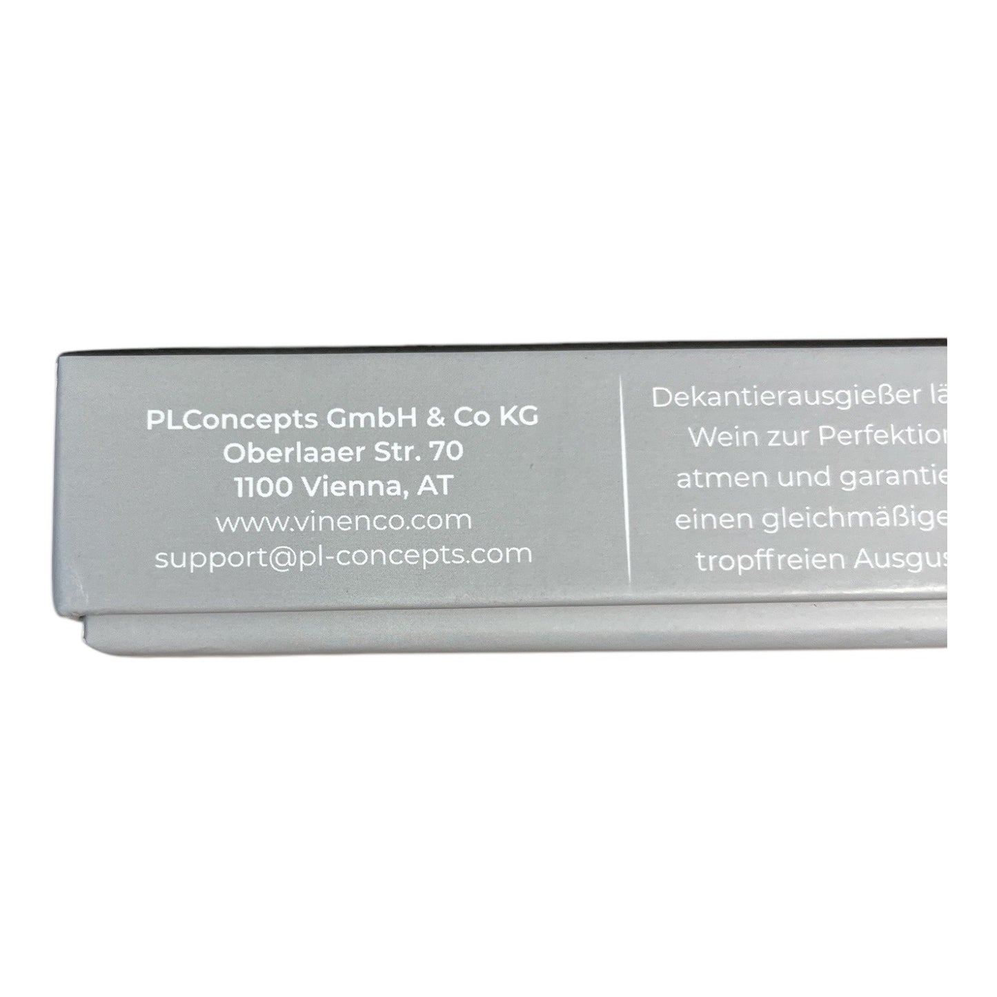 VINENCO Selection Wine Chiller with Pourer Stopper & Foil Cutter Stainless Steel