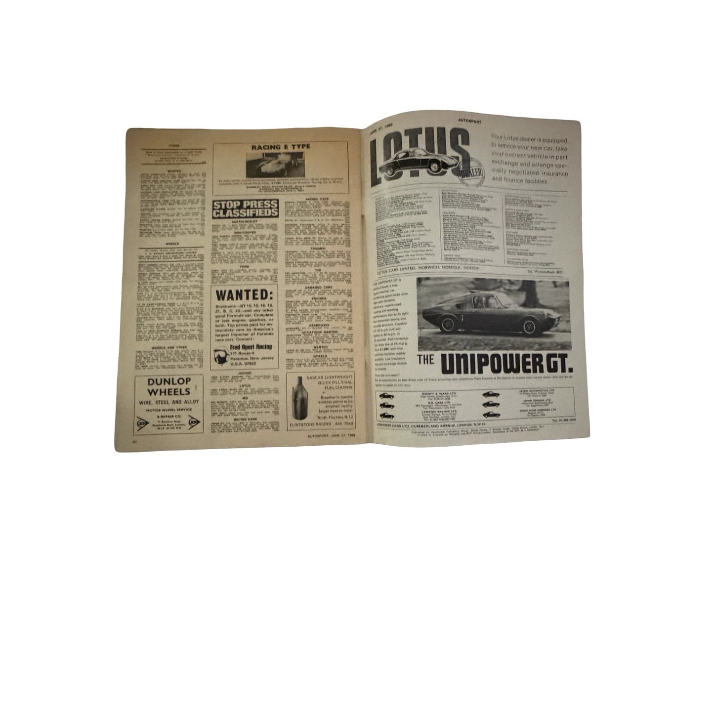 1969 Autosport Magazine June 27 1969 F1 Zandvoort Dutch GP Racing Weekly