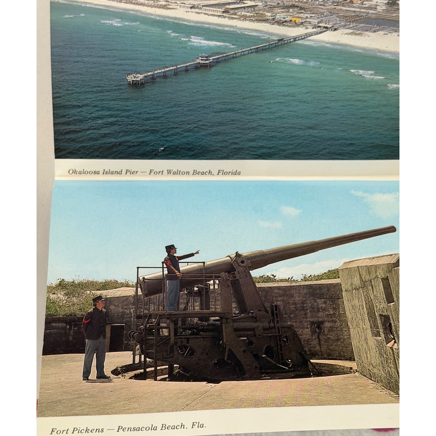 Vintage Florida's Miracle Strip Souvenir Photo Booklet 14 Scenic Views Gulf Coast Travel