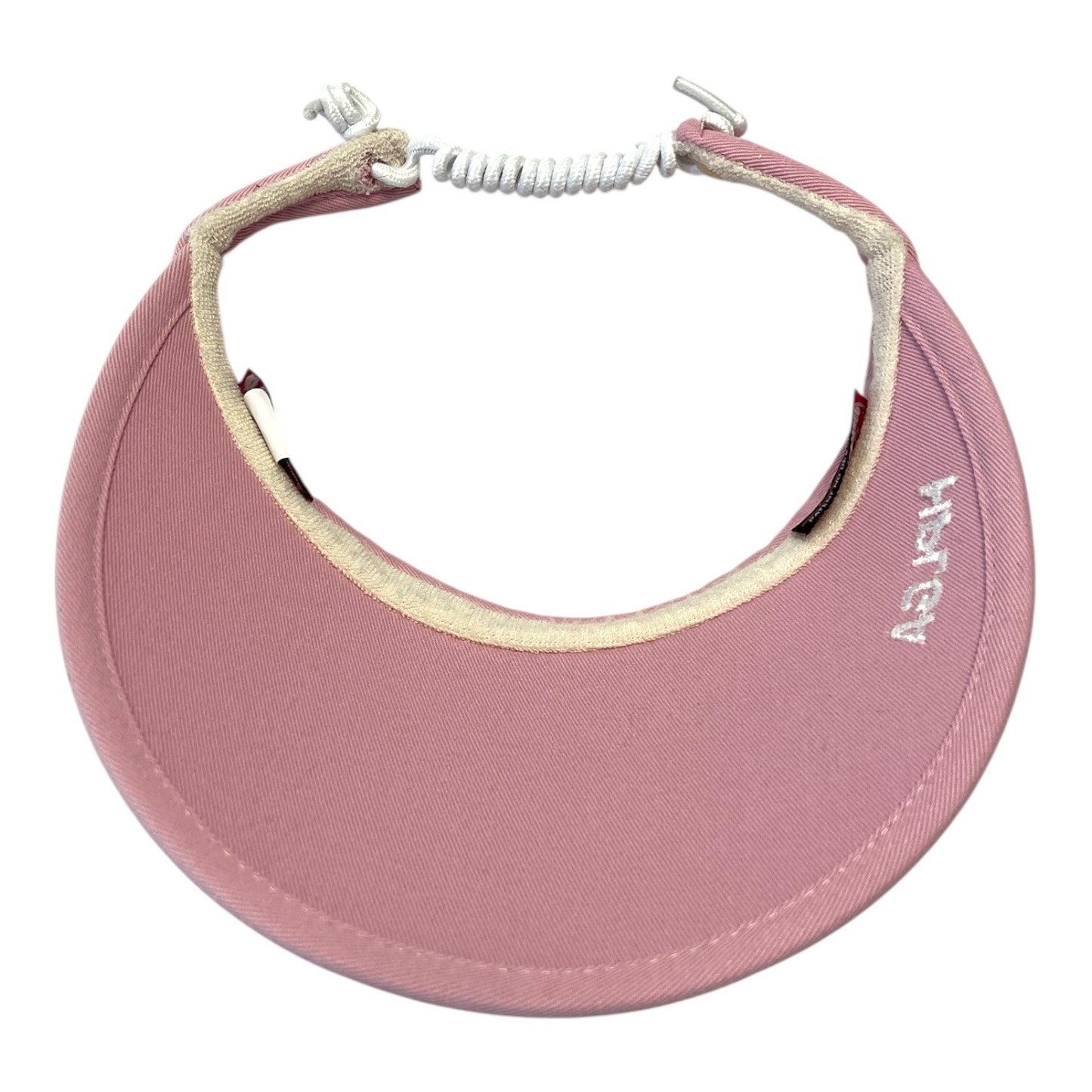 Kate Lord Ahead Lites Pink Cotton Visor HPLGA Adjustable Golf Sun Hat Women’s – 2000s