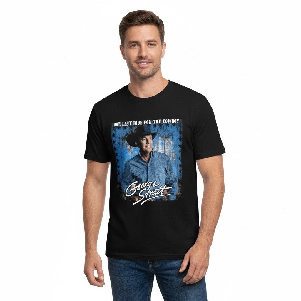 George Strait Chris Stapleton Tour T Shirt Little Big Town 2023 Size L