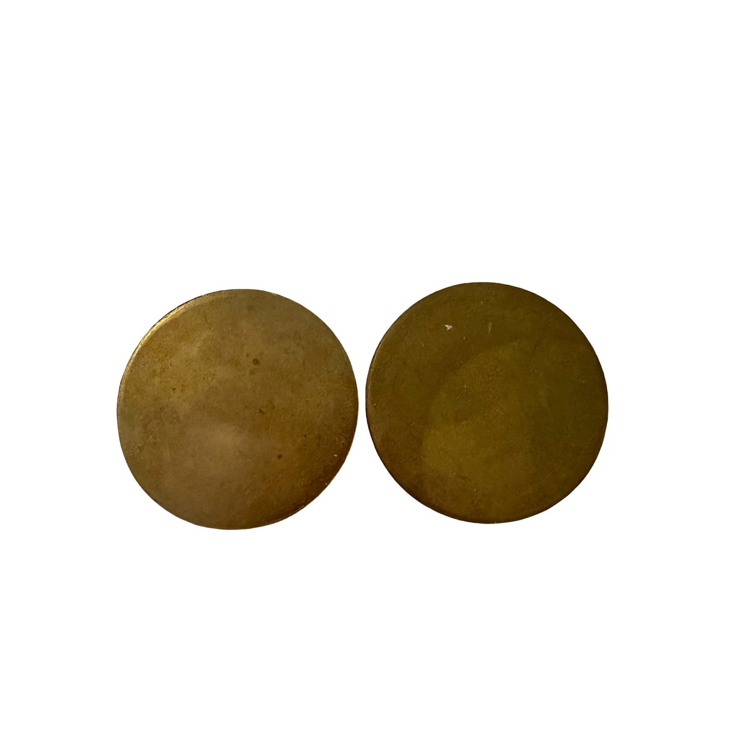 Lot of 2 Vintage Brass Hog Ranch Fort Laramie Wyoming Fantasy Brothel Tokens Novelty Exonumia