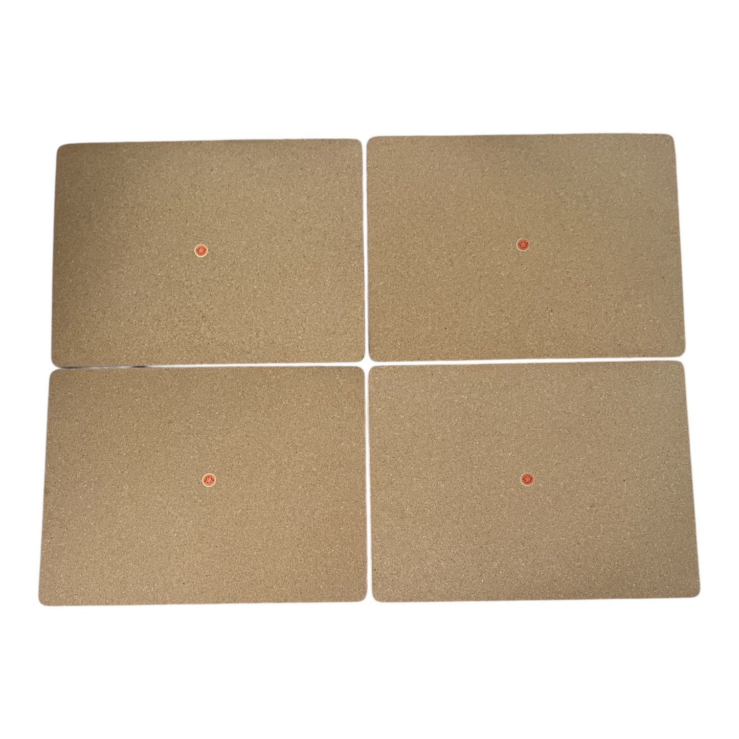 Vintage Portmeirion Set of 4 Rectangular Placemats – Pimpernel – Poinsettia Design – Made in England