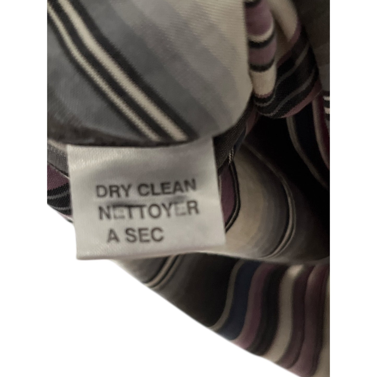 Vtg Tommy Bahama Men’s XXL Striped Shirt – Silk Blend Button Down, Gray Purple Black, 54" Chest