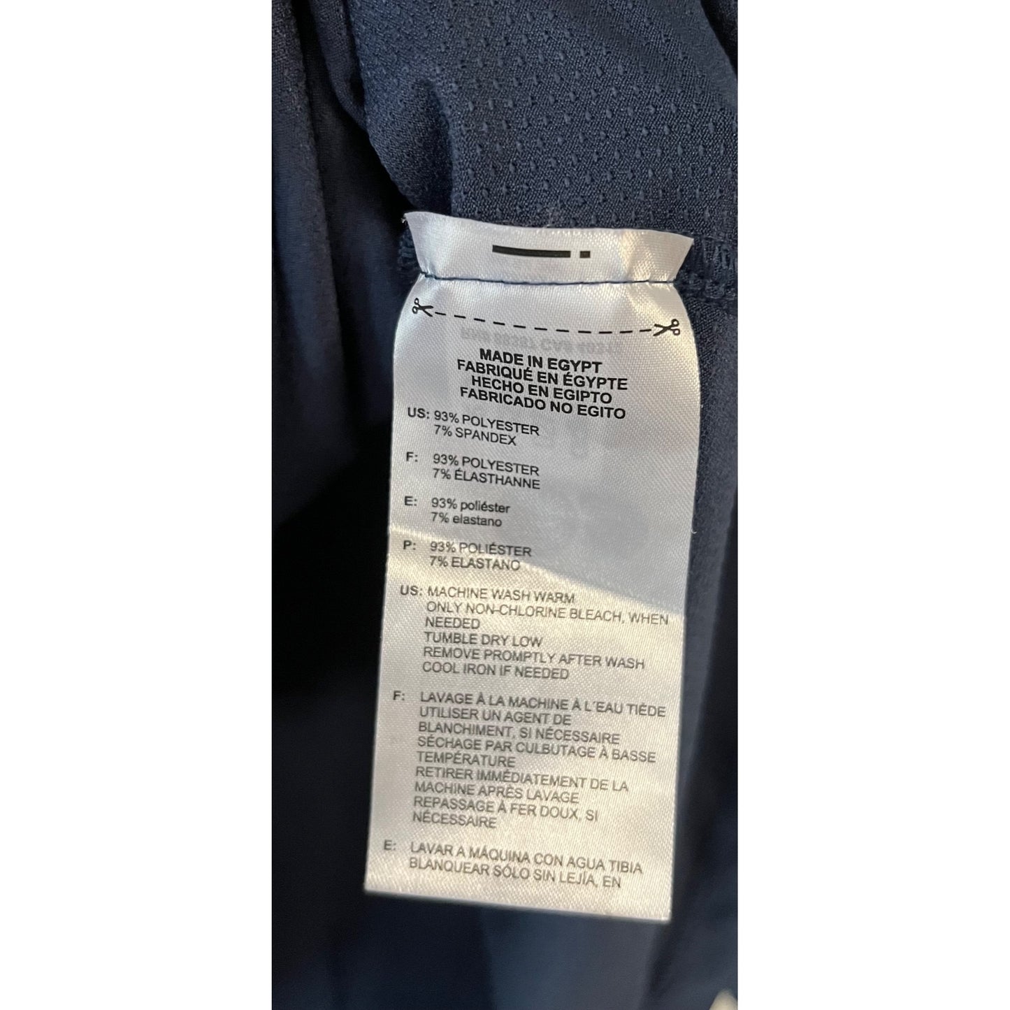 Adidas Golf Men’s XL Long Sleeve Performance Shirt – Navy Blue – Stretch Fit – Mid 2010s–Early 2020s