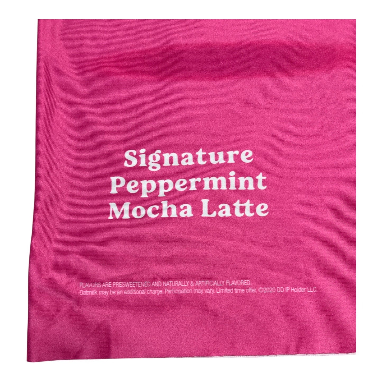 Dunkin’ Donuts “Cheersin” Body Pillow Cover – 2020 Holiday Promo – Latte & Donut Graphics – 53” x 24”