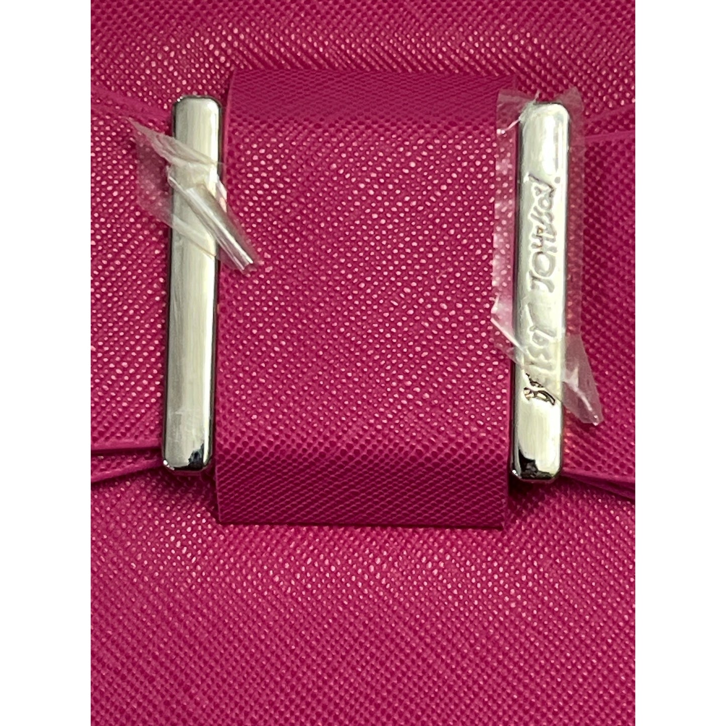 Betsey Johnson Pink Bow Wristlet Wallet – Faux Leather Zip Clutch (New, No Tags, 2010s)