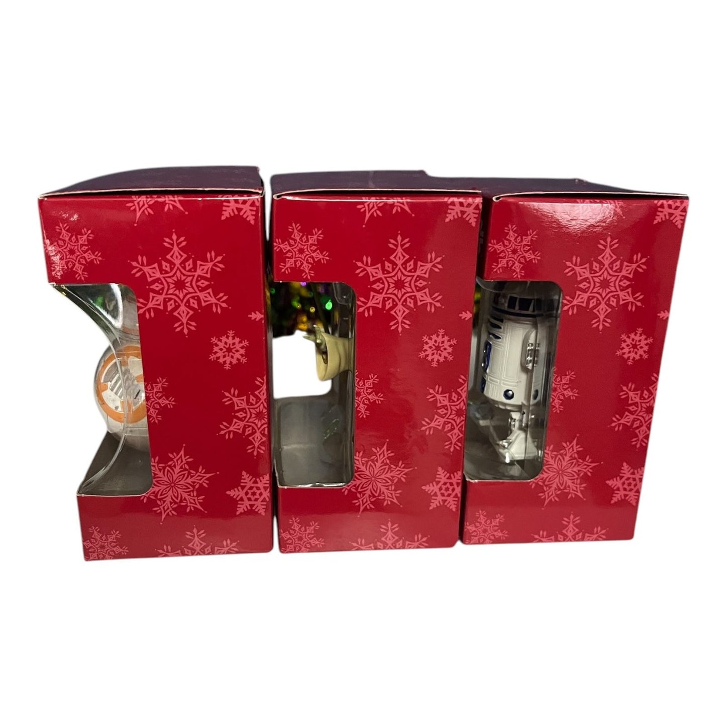 Hallmark Star Wars Christmas Ornaments – BB-8, R2-D2 & Yoda – Set of 3 in Original Boxes
