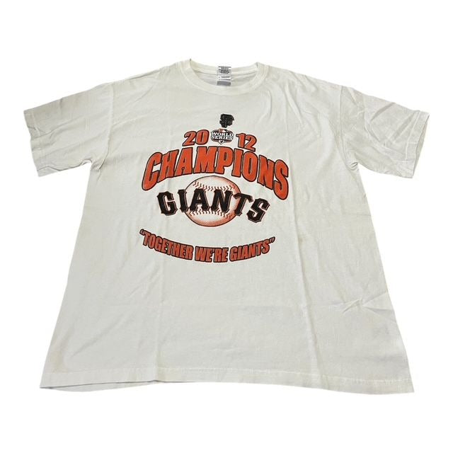 2012 San Francisco Giants World Series Champions T-Shirt – Size Large – Gildan Heavy Cotton