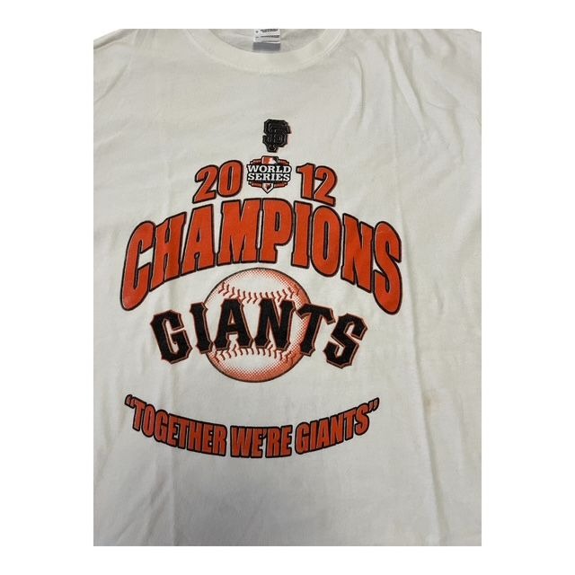 2012 San Francisco Giants World Series Champions T-Shirt – Size Large – Gildan Heavy Cotton