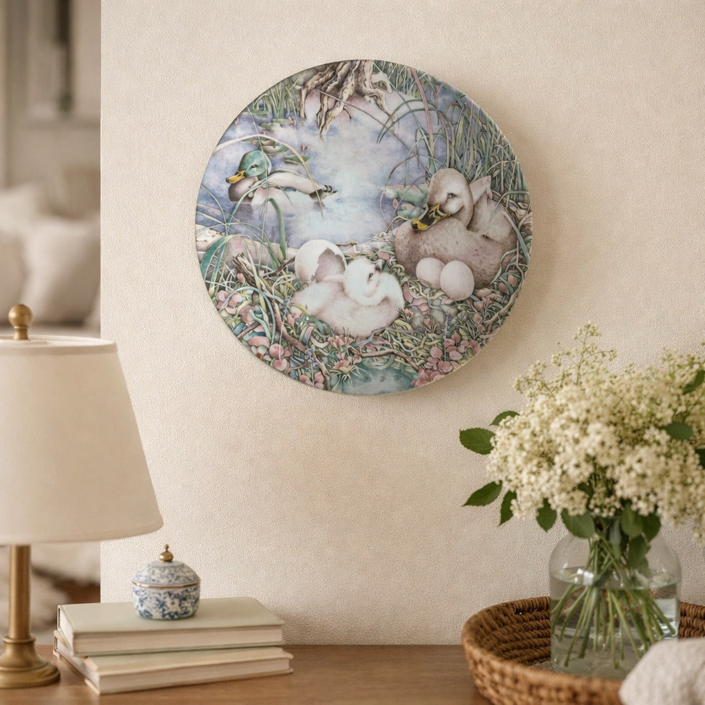 Royal Copenhagen Ugly Duckling Collector Plate 1985 Karen Jean Bornholt Denmark