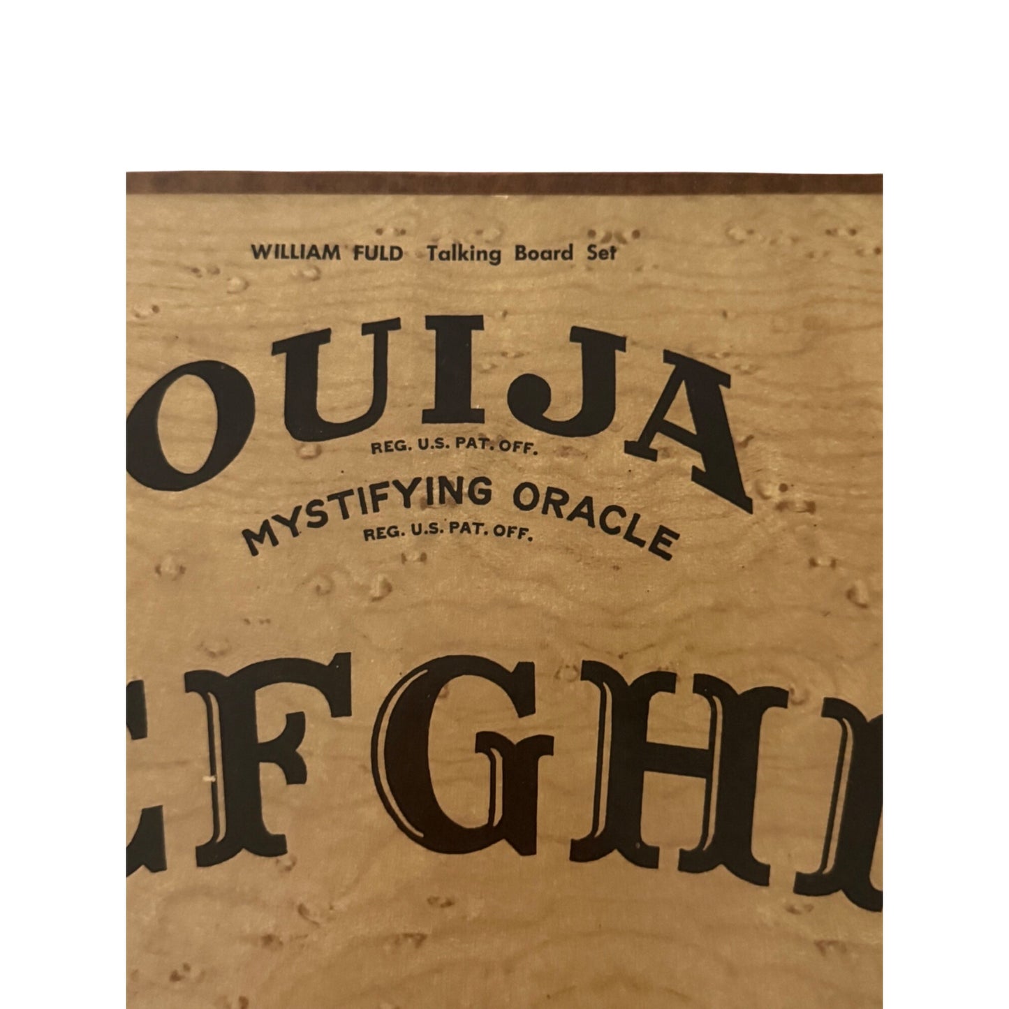 Vintage Parker Brothers Ouija Mystifying Oracle Talking Board Replacement Board 22x15