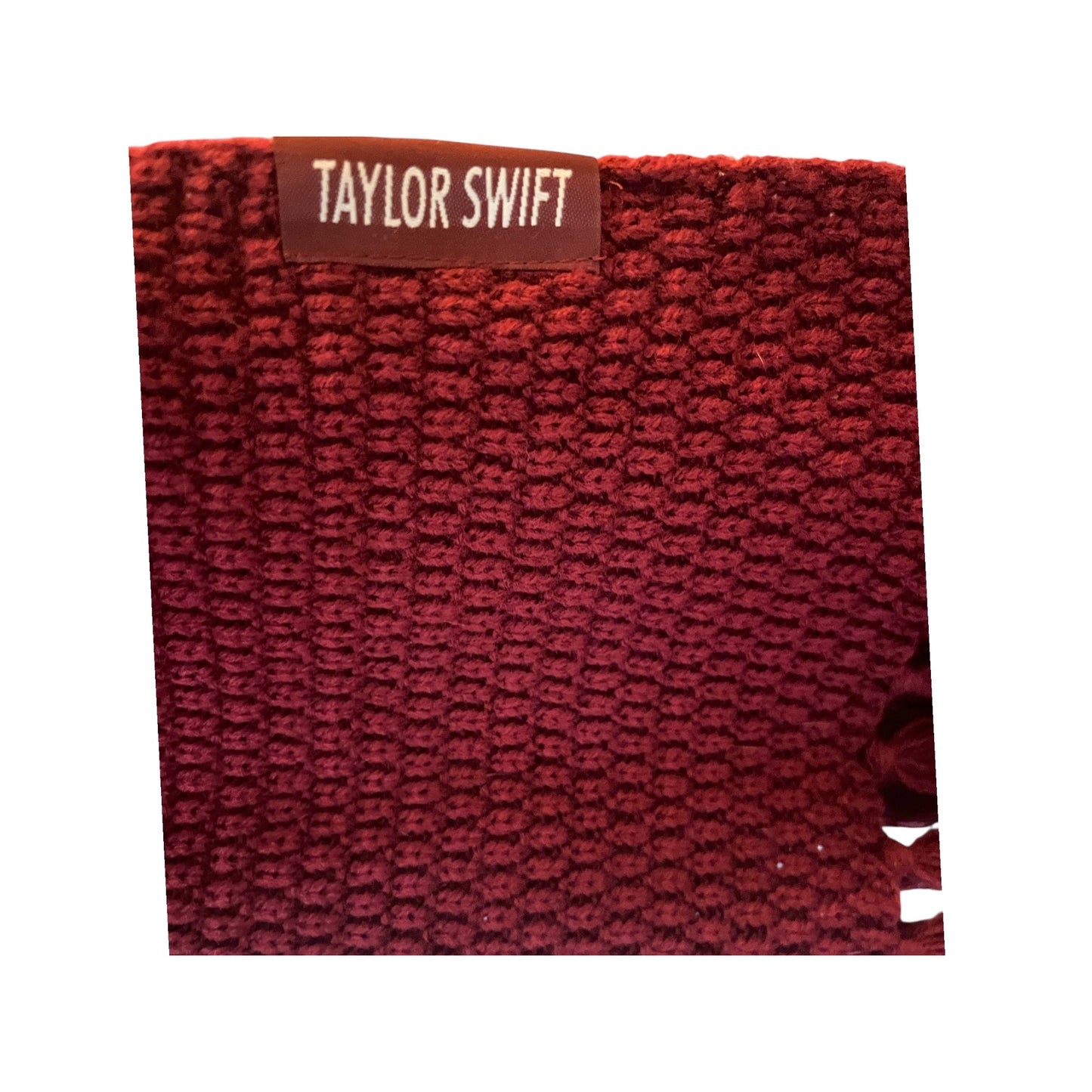 Taylor Swift All Too Well Red Scarf 74” Fringe Official Merch Collectible