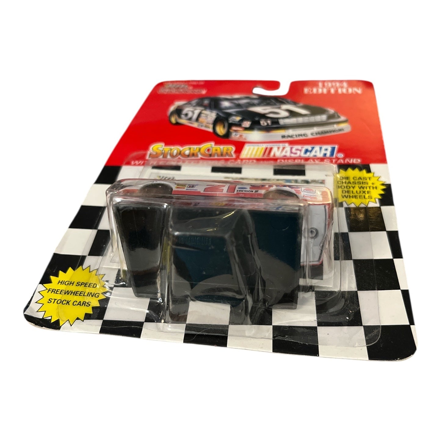 1994 Racing Champions NASCAR Morgan Shepherd #21 CITGO Die-Cast Car with Card