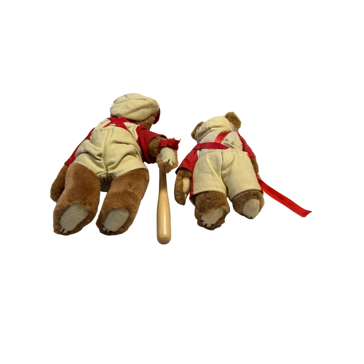 Boyds Bears Archive Collection Homer Baseball Bears Pair Vintage 1990s Bat Tagged
