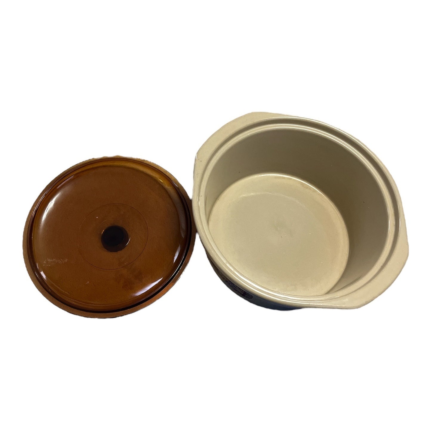 1970s Amana Radarange Country Cooker Casserole Dish – Western Stoneware – With Lid
