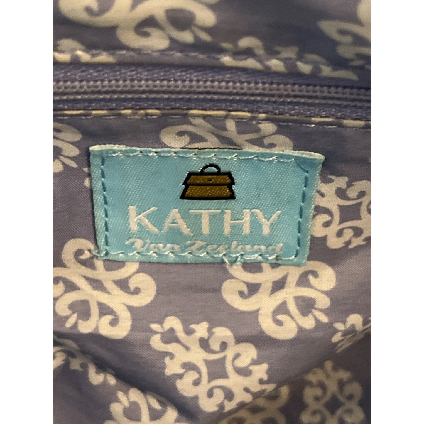Kathy Van Zeeland Early 2000s Boho Leopard Print Satchel Purse – Gold Sparkle Fabric, Patent Trim, Crown Logo