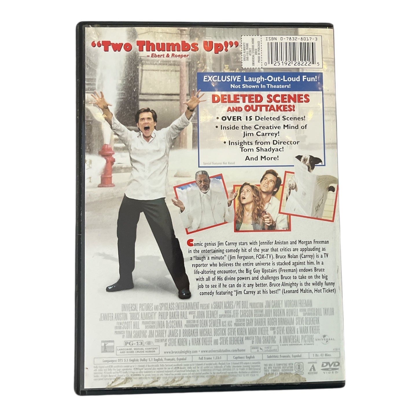 Bruce Almighty (DVD, Full Screen Edition) – Jim Carrey, Jennifer Aniston – Comedy