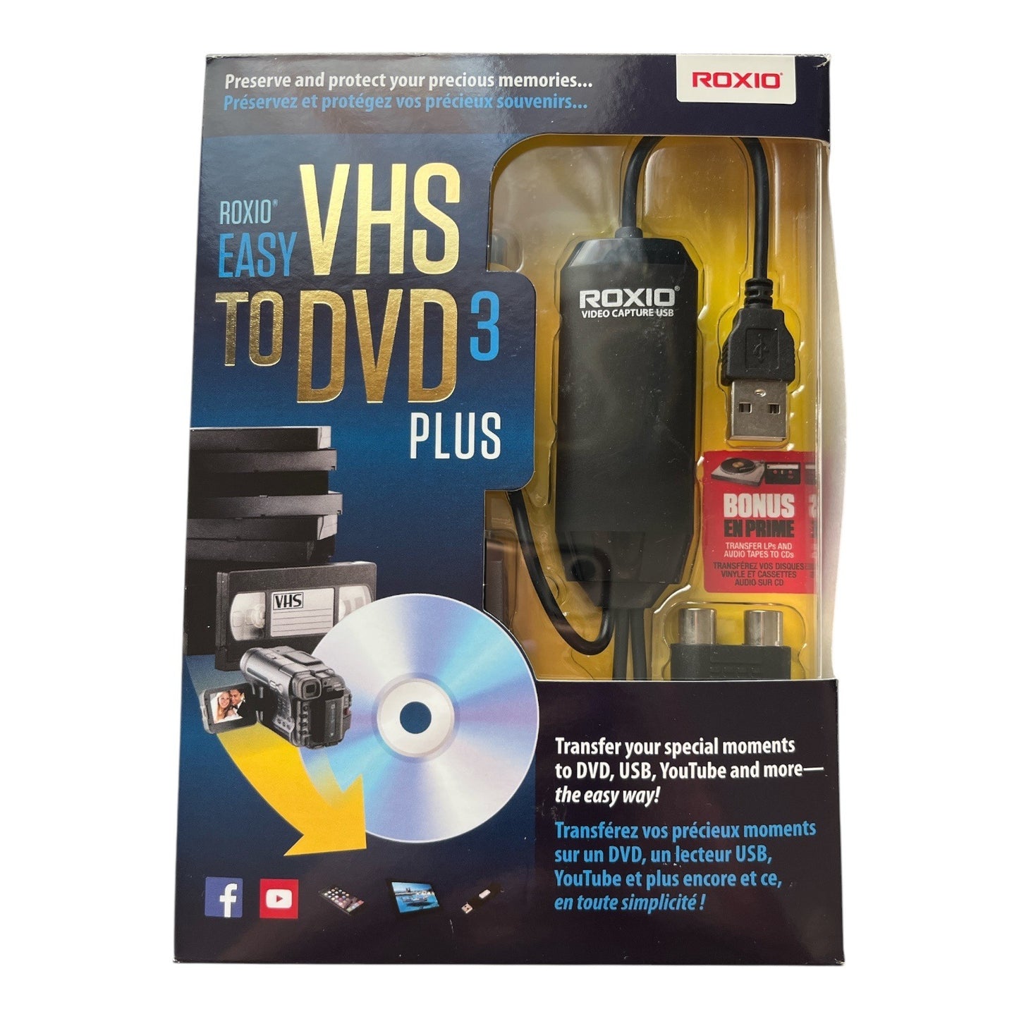 Roxio Easy VHS to DVD 3 Plus Converter – Digitize Your Memories