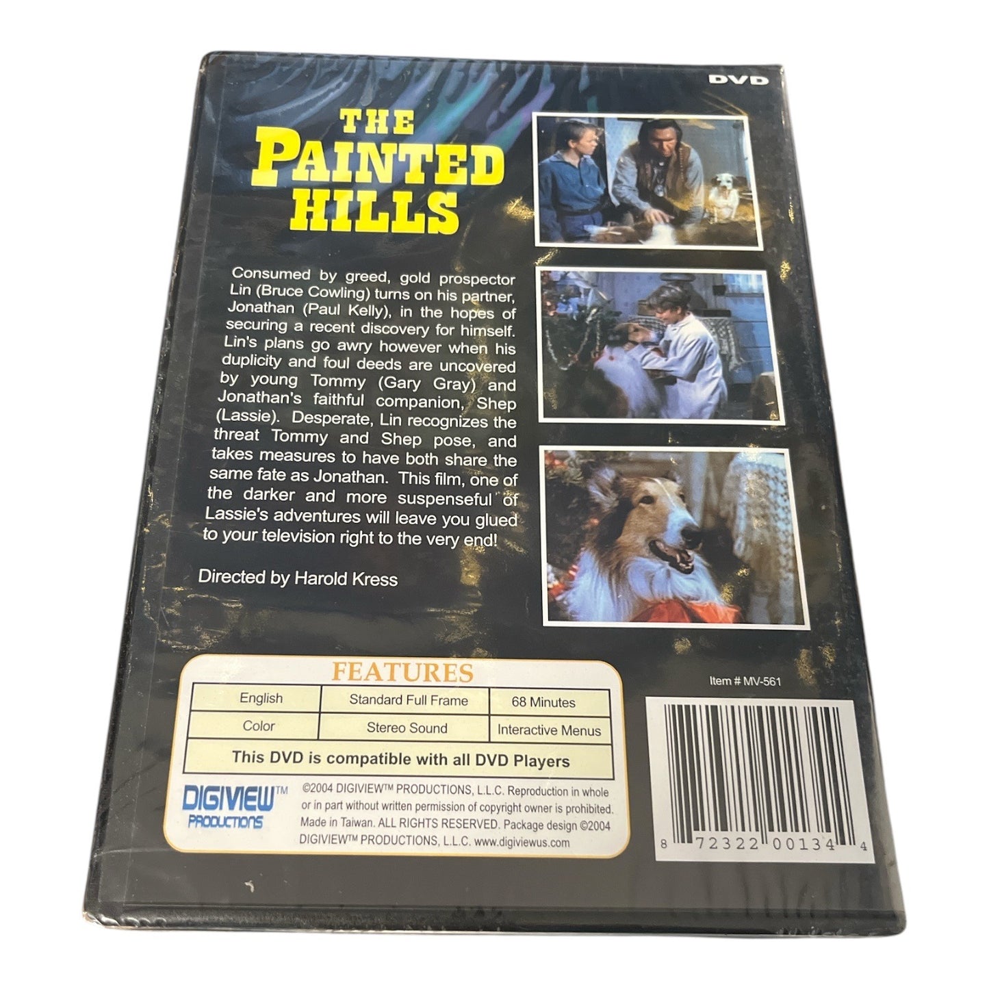 The Painted Hills DVD Digitally Remastered Starring Lassie 68 Min Family Film