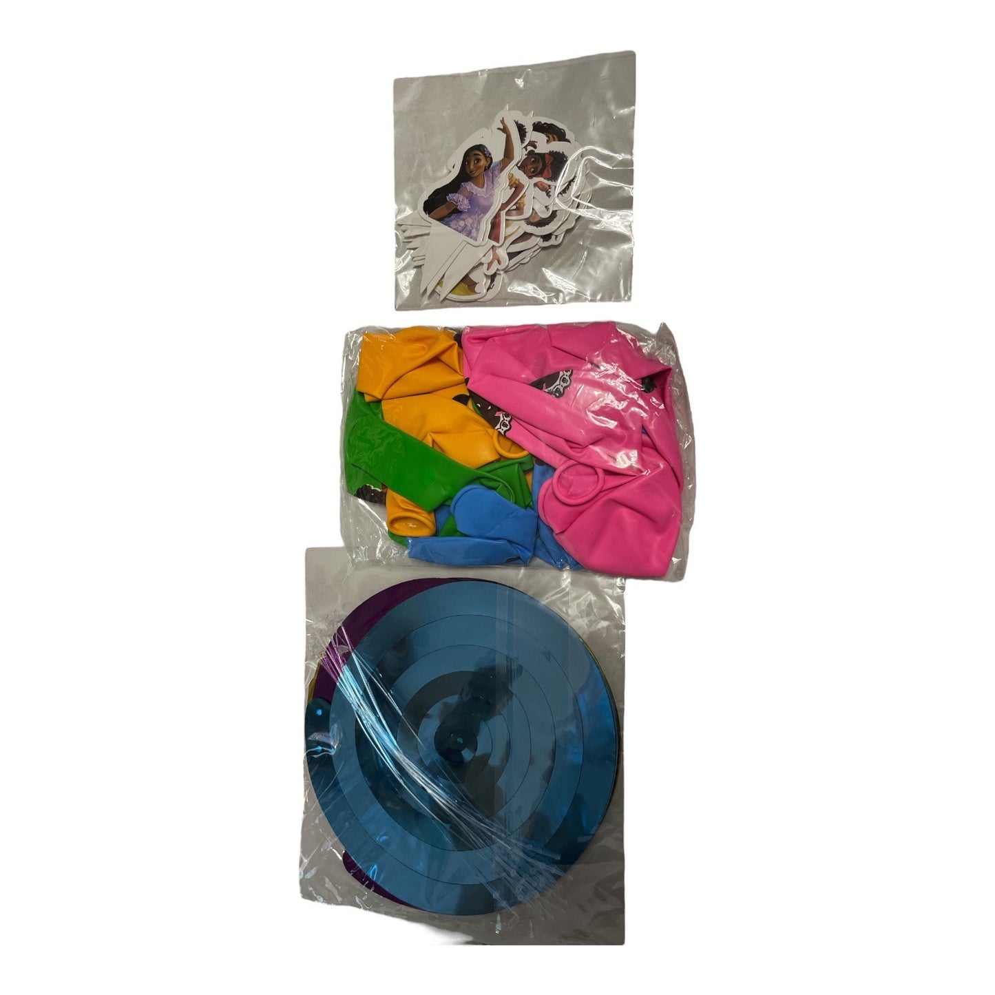 Encanto Birthday Party Supplies Set – Tablecloth, Balloons, Banner & Cake Toppers