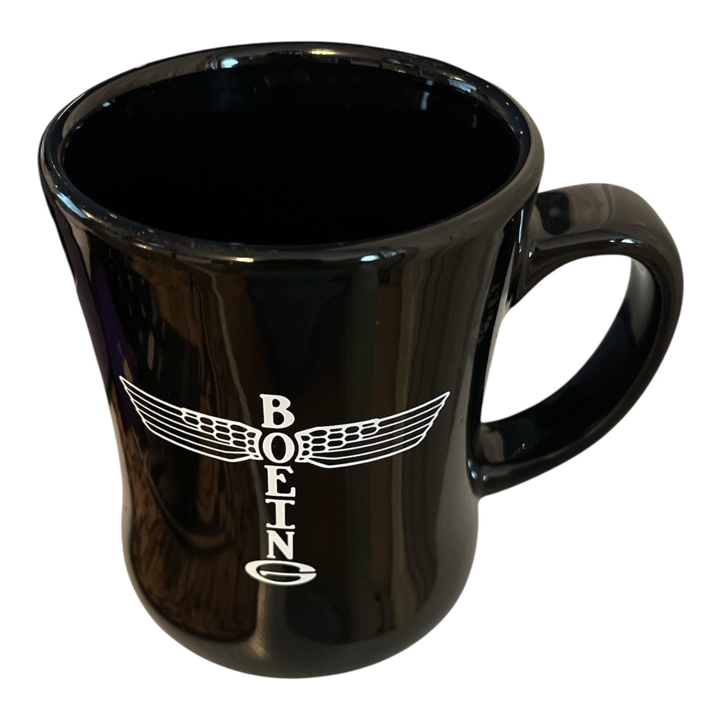 Boeing Black Heritage Collection Aviation Totem Design Coffee Mug Vintage 1990's