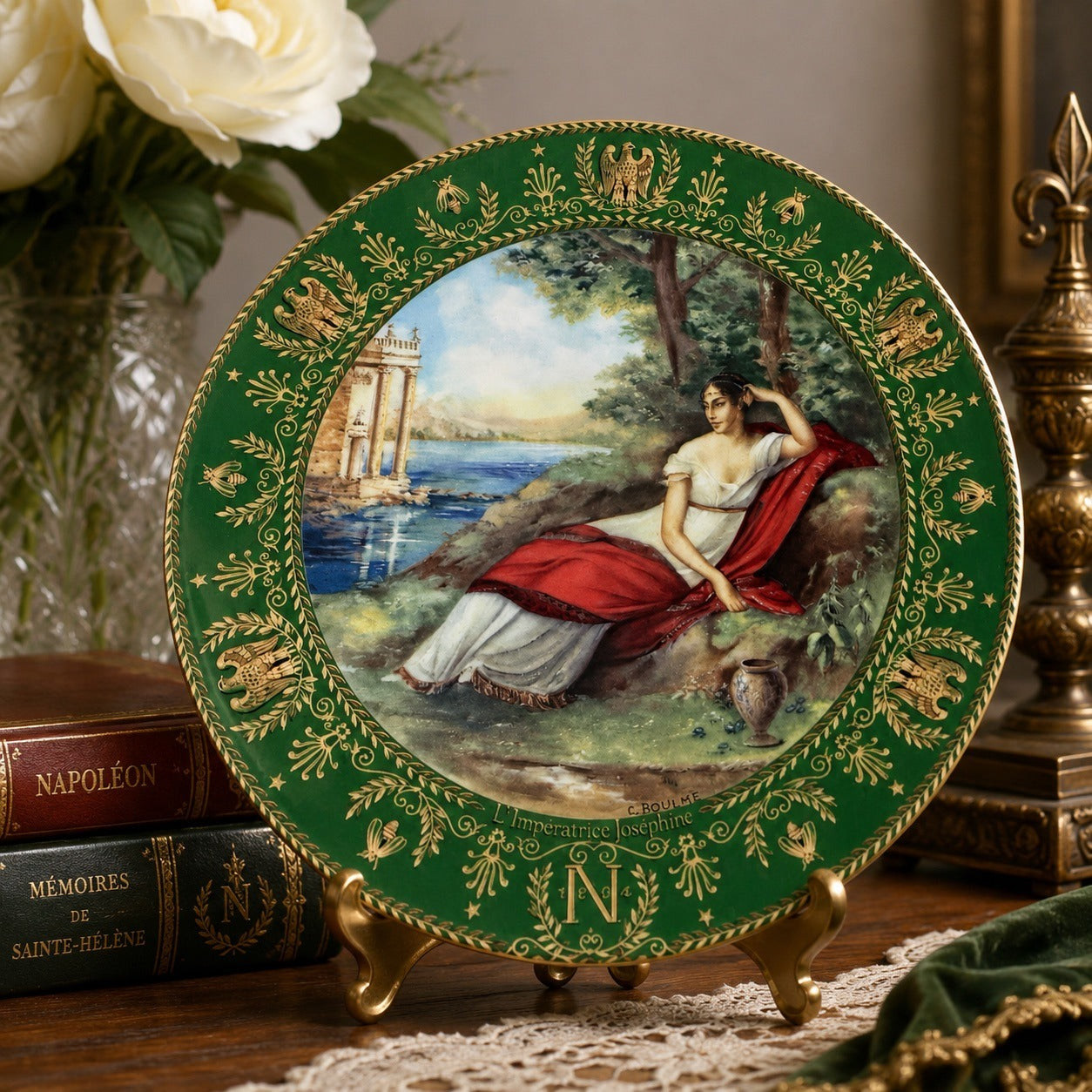 L'Impératrice Joséphine Limoges France Collector Plate Claude Boulmé Napoleon Series