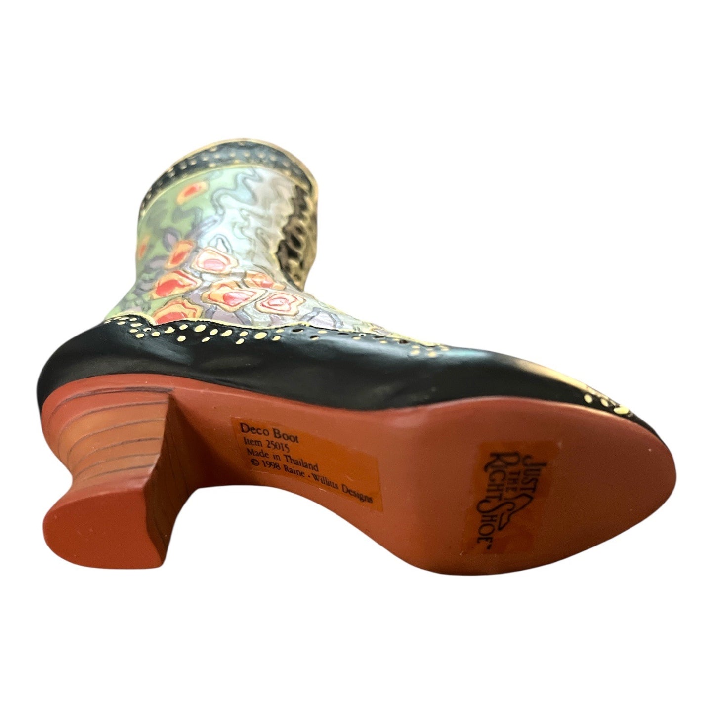 Just the Right Shoe by Raine – Deco Boot Figurine (1998) – with Original Box