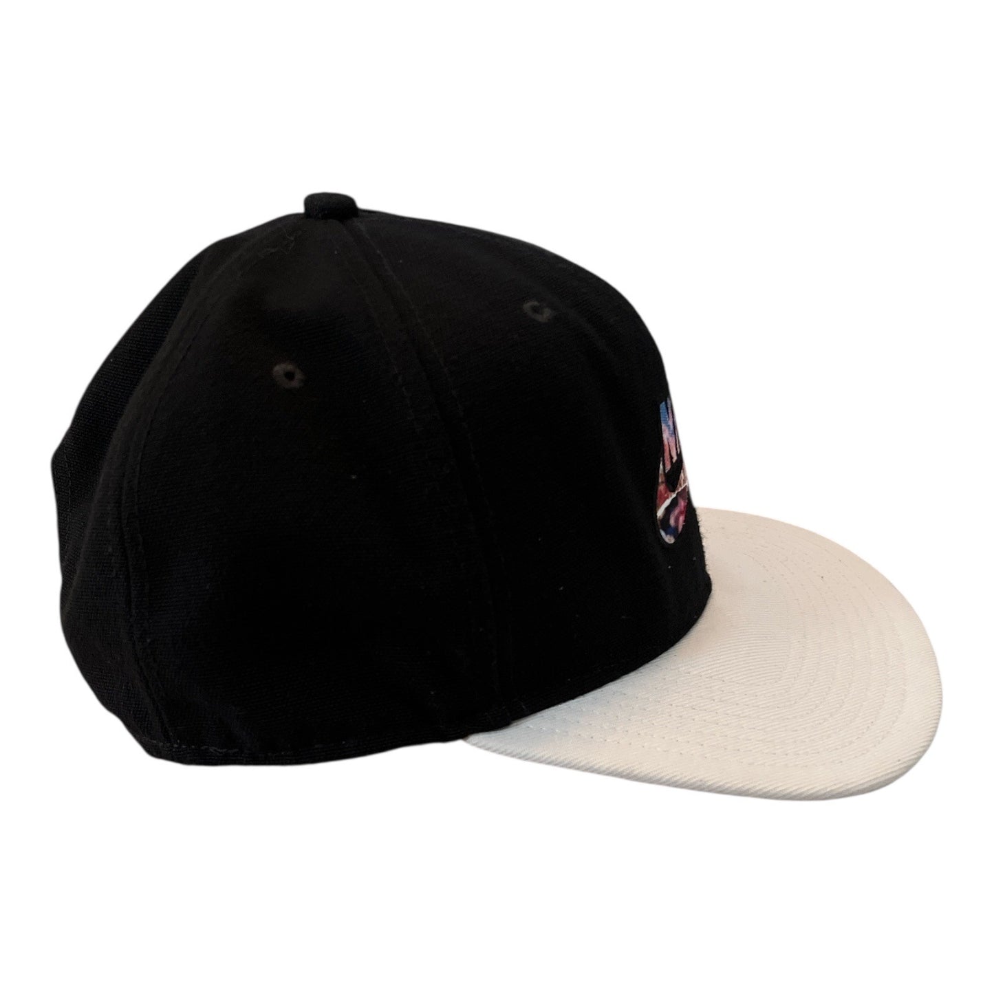 Nike SB Galaxy Logo Snapback Hat – Black & White – One Size Adjustable – Made in Vietnam
