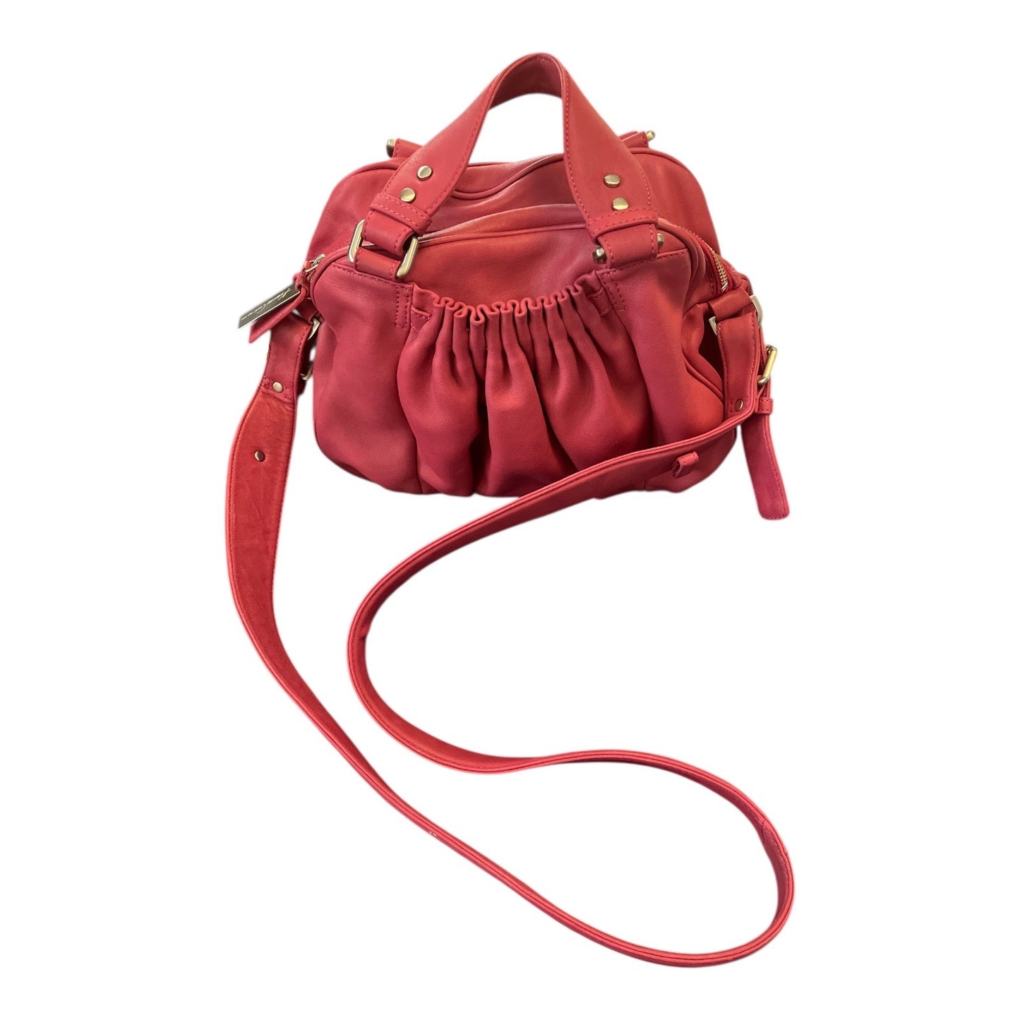 Kenneth Cole Reaction Hot Pink Satchel Handbag – Faux Leather