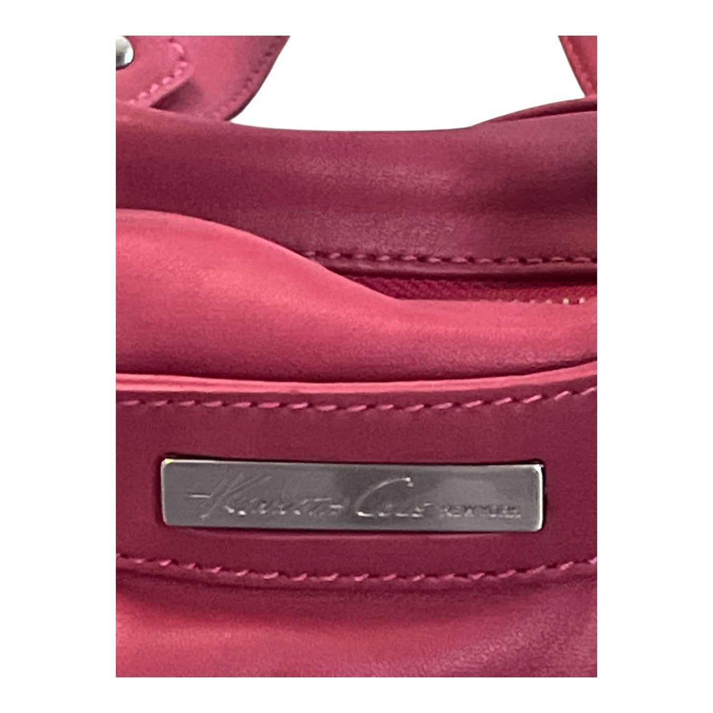 Kenneth Cole Reaction Hot Pink Satchel Handbag – Faux Leather