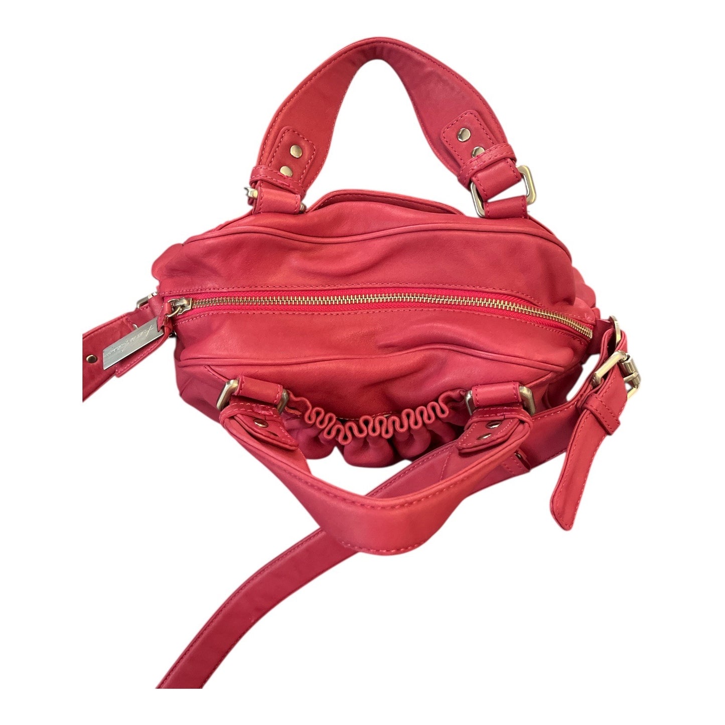 Kenneth Cole Reaction Hot Pink Satchel Handbag – Faux Leather